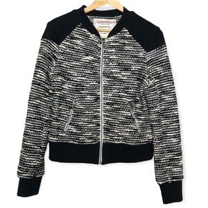 ANTHROPOLOGIE Cartonnier Tweed‎ Bomber Jacket